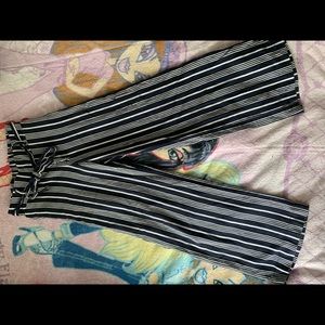 Bootcut Blue/White Stripped Pants